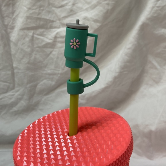 SHEIN green pack of 2 silicone straw cover cap for Stanley Cup. Straw toppers. - Picture 7 of 15